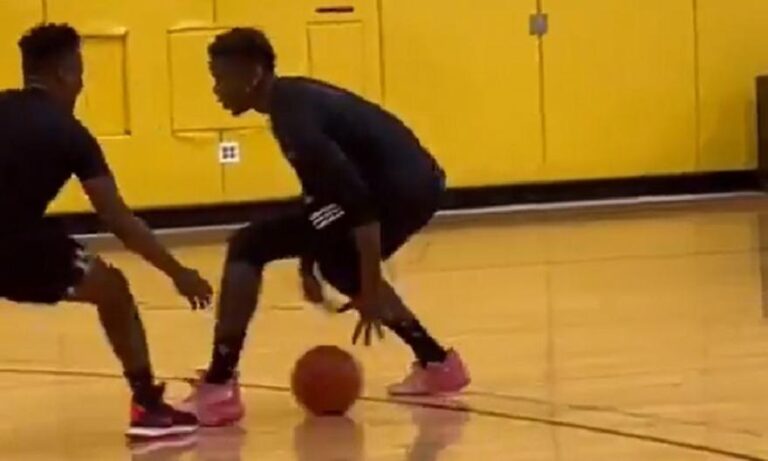 «Τρέλανε» τους Χιτ με τις μπασκετικές του ικανότητες ο Πογκμπά (BINTEO)