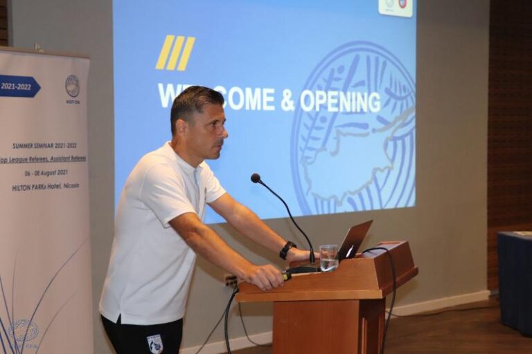 Άρχισαν οι εργασίες του σεμιναρίου διαιτησίας