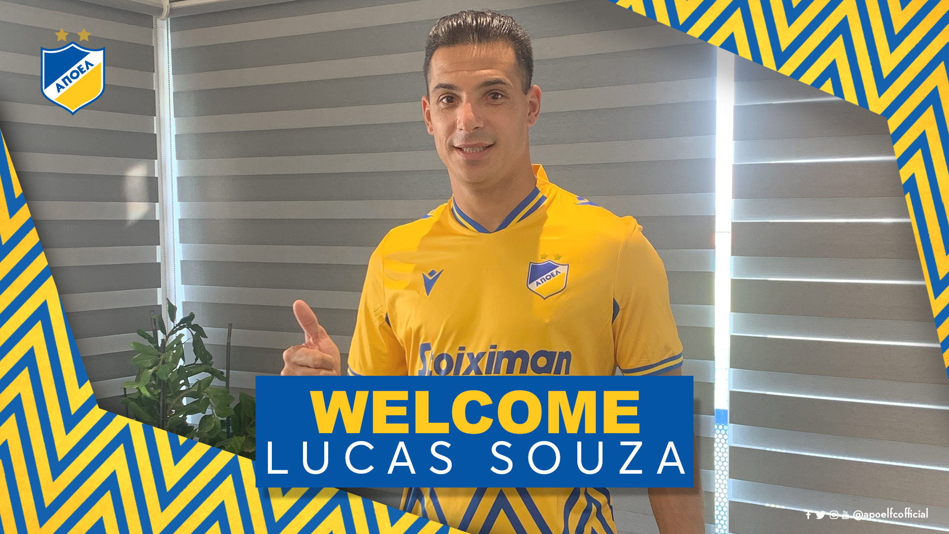 Επίσημο: Ξανά στον ΑΠΟΕΛ ο Λούκας Σόουζα (ΦΩΤΟ)