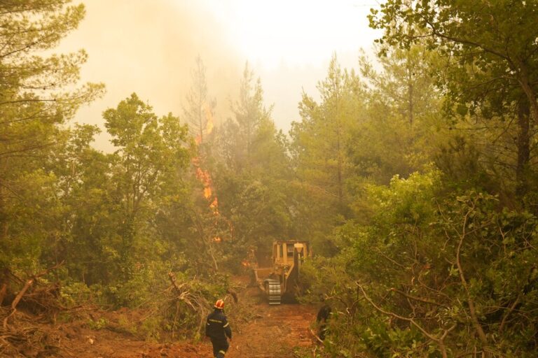 Νέα τροπή παίρνει η πυρκαγιά στην Εύβοια, απειλείται το Ασμήνιο