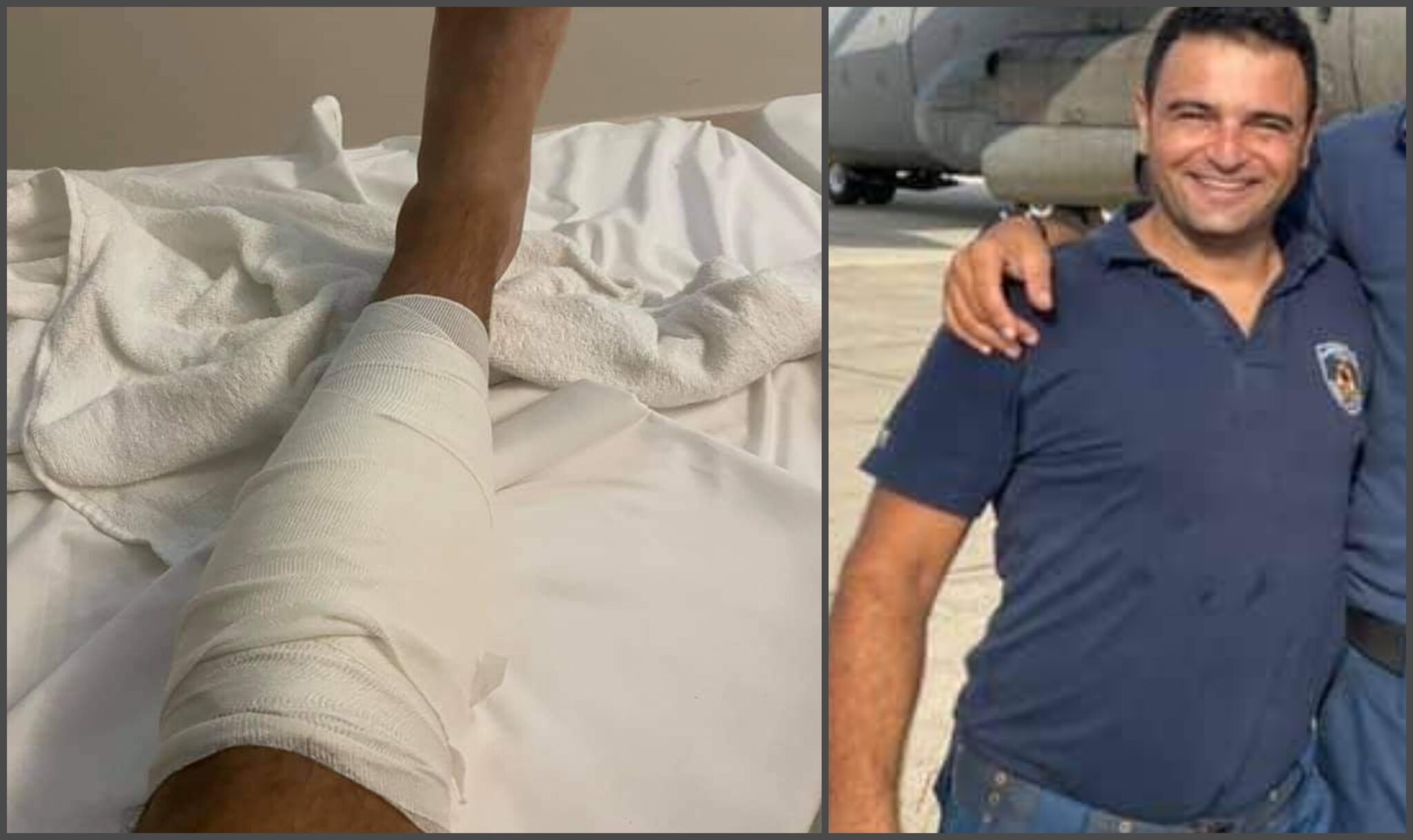 ΦΩΤΟ: Αυτός είναι ο πυροσβέστης που τραυματίστηκε στις πυρκαγιές της Εύβοιας