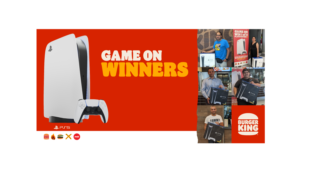 Burger King: Ο διαγωνισμός ‘The Game Is ON’  μετατράπηκε στο πιο hot γεγονός