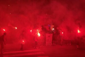 Εντυπωσιακή υποδοχή για τον Ολυμπιακό στη Ρόδο