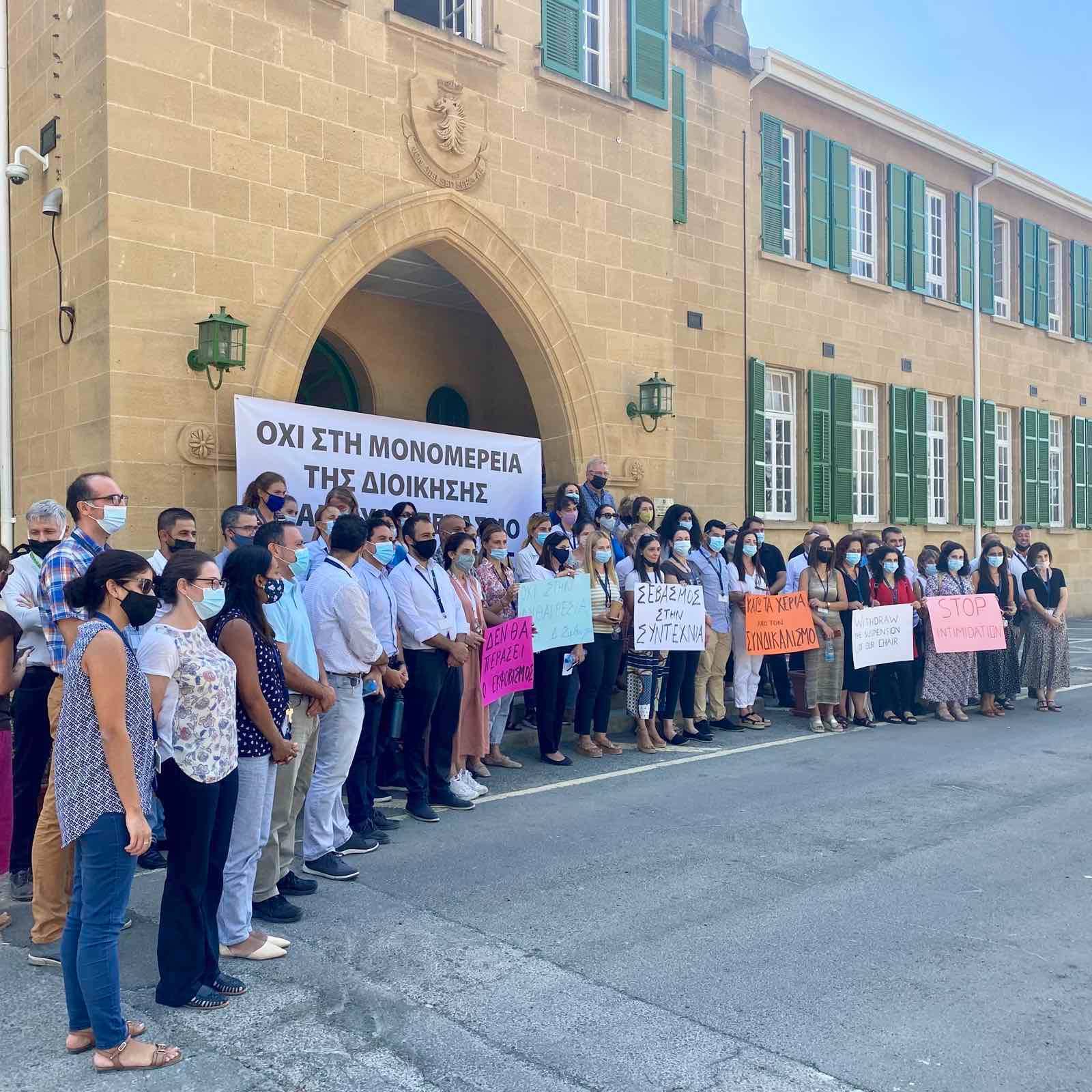 "Δεν θα ανεχθούμε να συνεχιστούν οι απόπειρες εκφοβισμού" (ΦΩΤΟ)