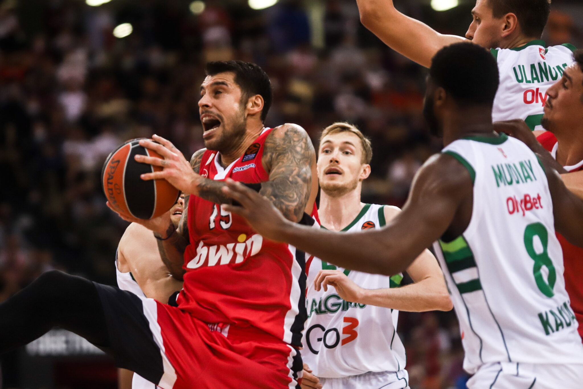 Βαθμολογία Eυρωλίγκας: Στο 3-1 ο Ολυμπιακός, έπεσε στο 1-3 ο Παναθηναϊκός