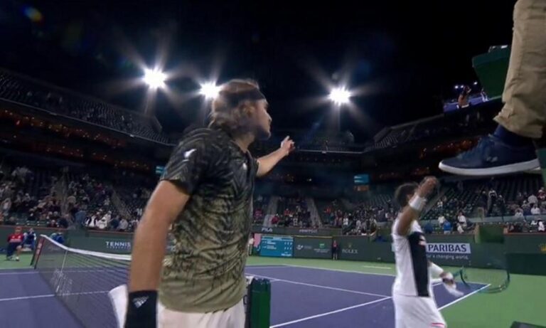 Ένταση μετά το ματς ανάμεσα σε Τσιτσιπά και Φονίνι