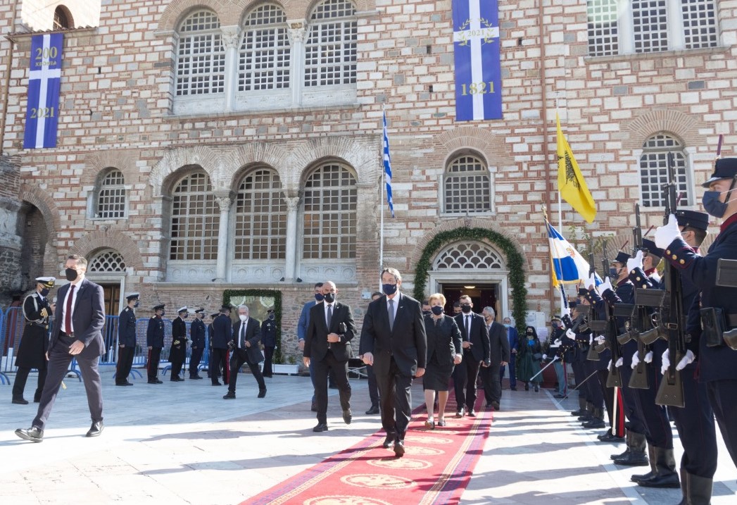 Πρόεδρος Αναστασιάδης: Αντλώ θάρρος από την απελευθέρωση της Θεσσαλονίκης