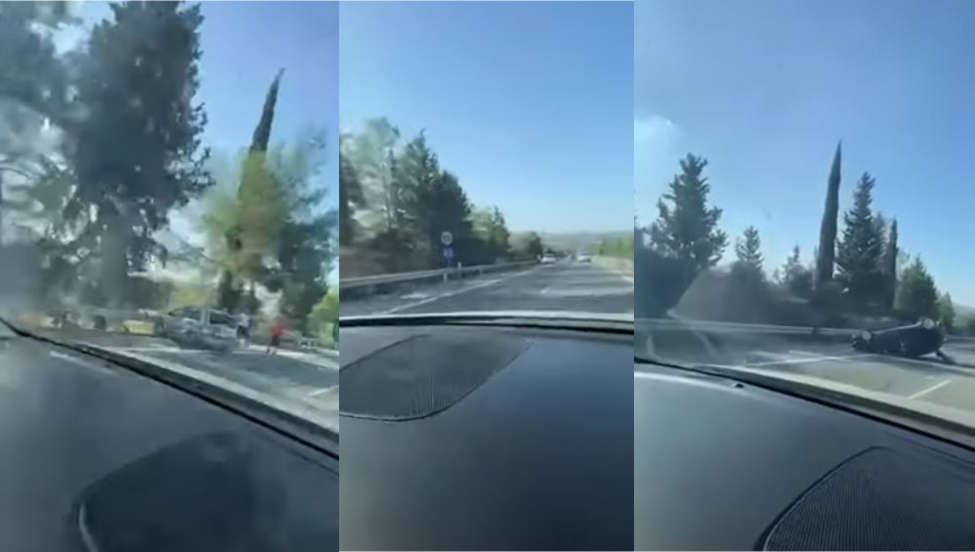 ΒΙΝΤΕΟ: Κλειστή λωρίδα στον αυτοκινητόδρομο προς Λεμεσό λόγω τροχαίας σύγκρουσης