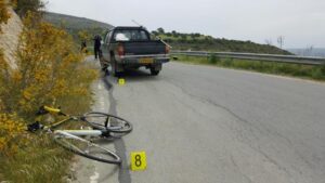 Οδηγός παρέσυρε ποδηλάτη στο παλιό δρόμο Πάφου-Λεμεσού