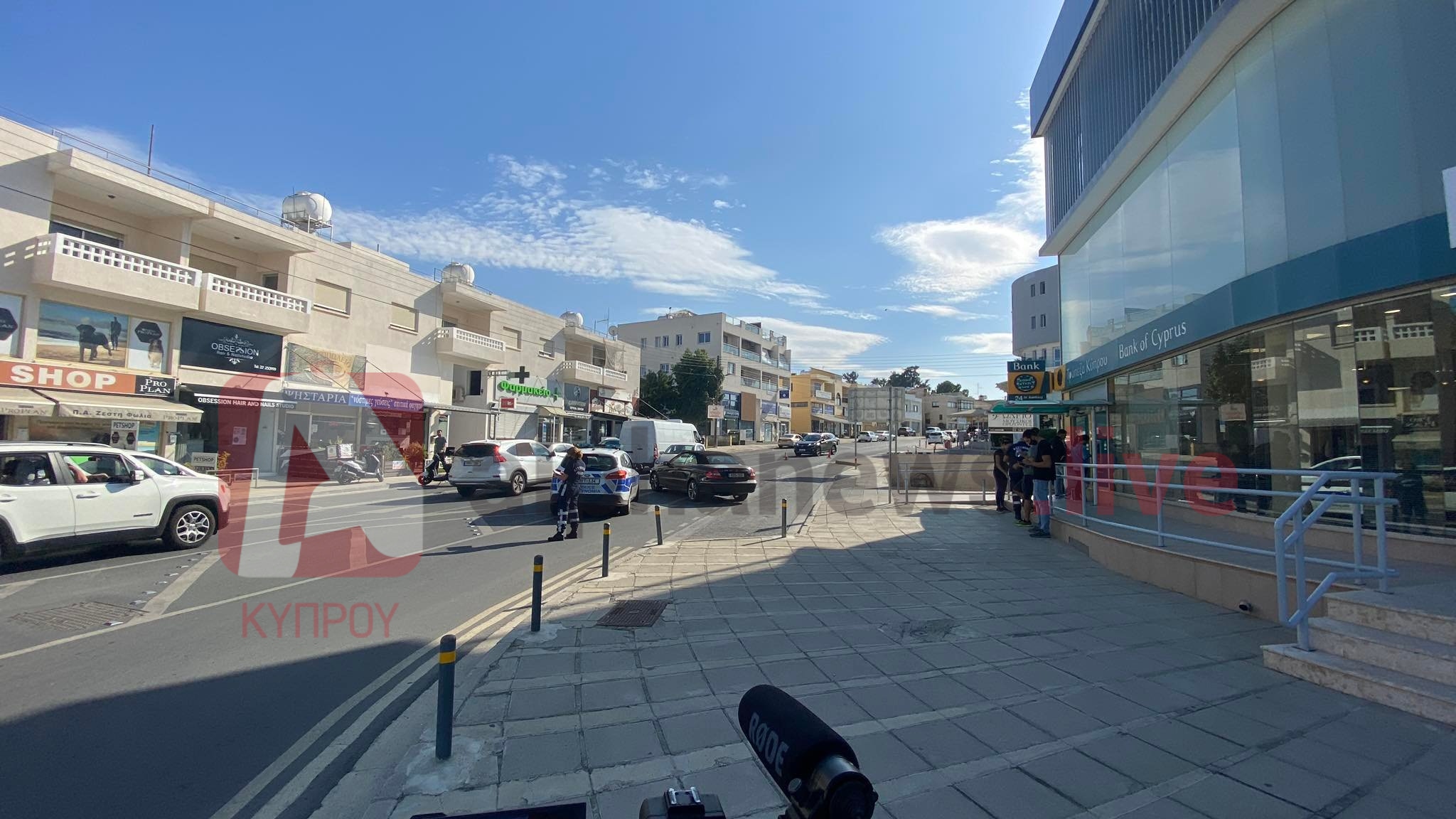 ΦΩΤΟ: Στο νοσοκομείο Λευκωσίας ο ντελιβεράς που τραυματίστηκε μετά από τροχαίο