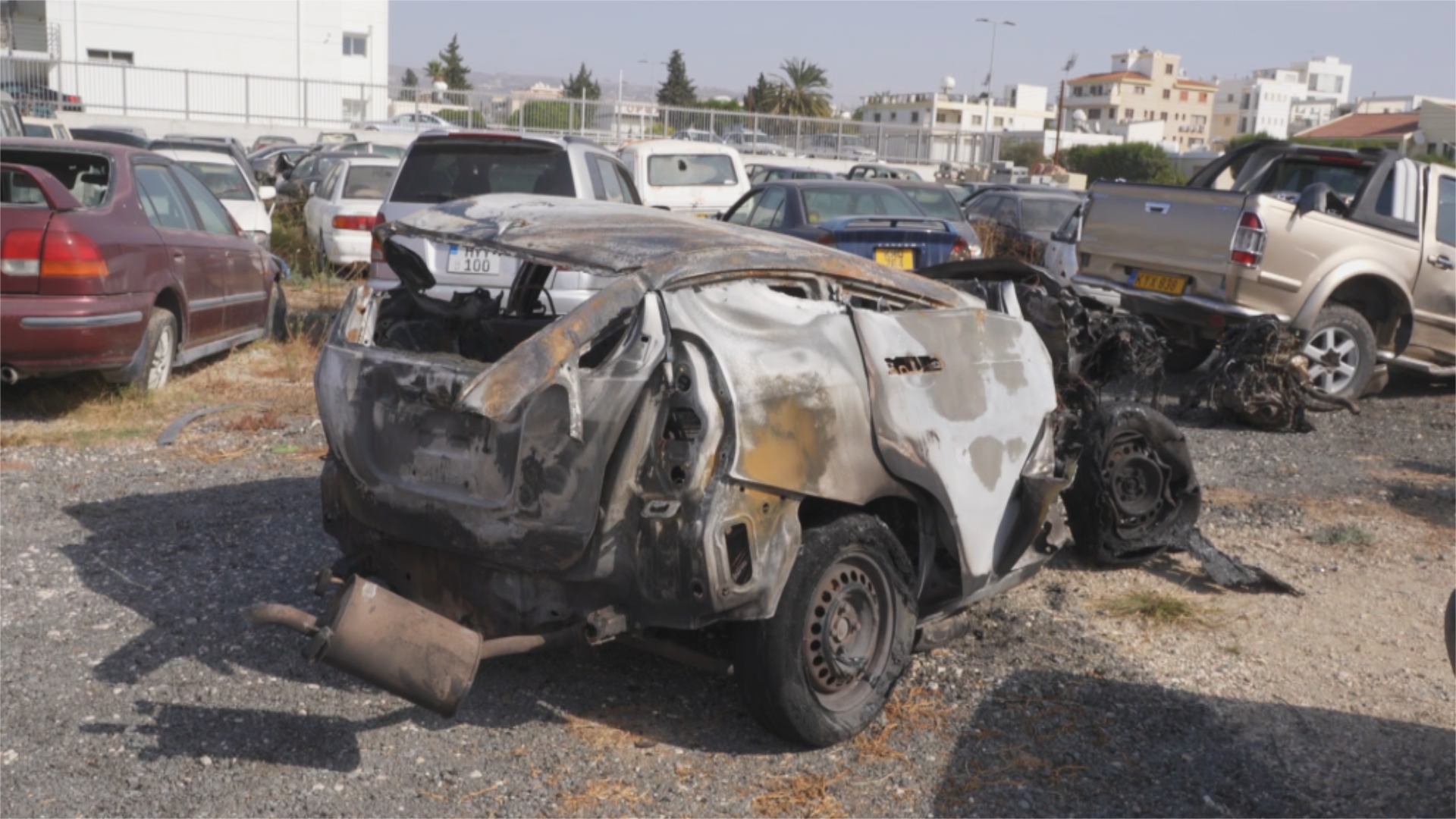 Μαρτυρικός θάνατος οδηγού: Κάηκε ζωντανός μετά από τροχαίο στην Πάφο (ΒΙΝΤΕΟ)