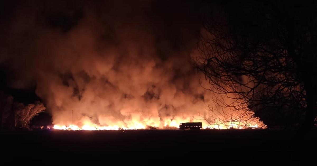 Πυρκαγιά στην κατεχόμενη Τύμπου: Ορατή από περιοχές της Λευκωσίας (ΒΙΝΤΕΟ)