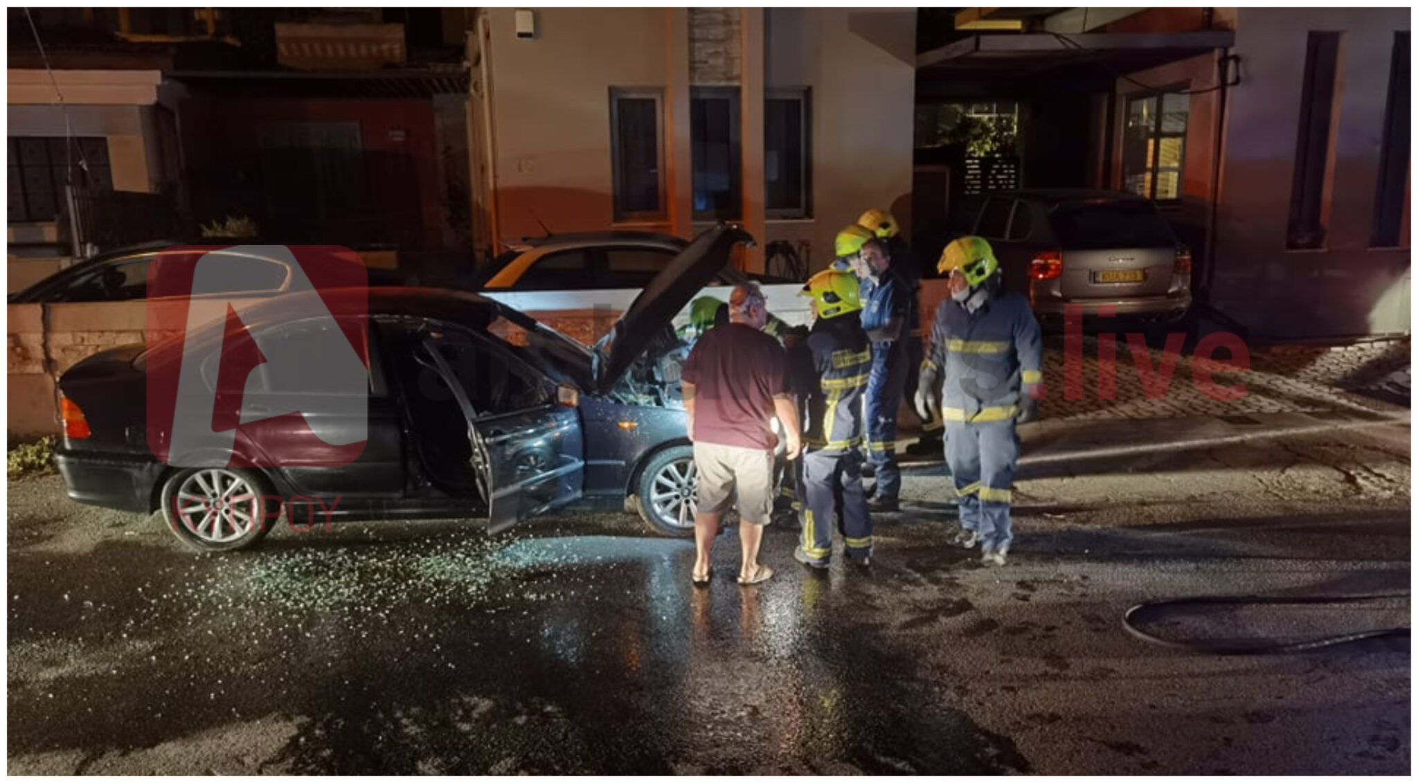 Αναστάτωση στην Αγλαντζιά: Νυχτοβάτες πυρπόλησαν οχήματα (ΒΙΝΤΕΟ&ΦΩΤΟ)