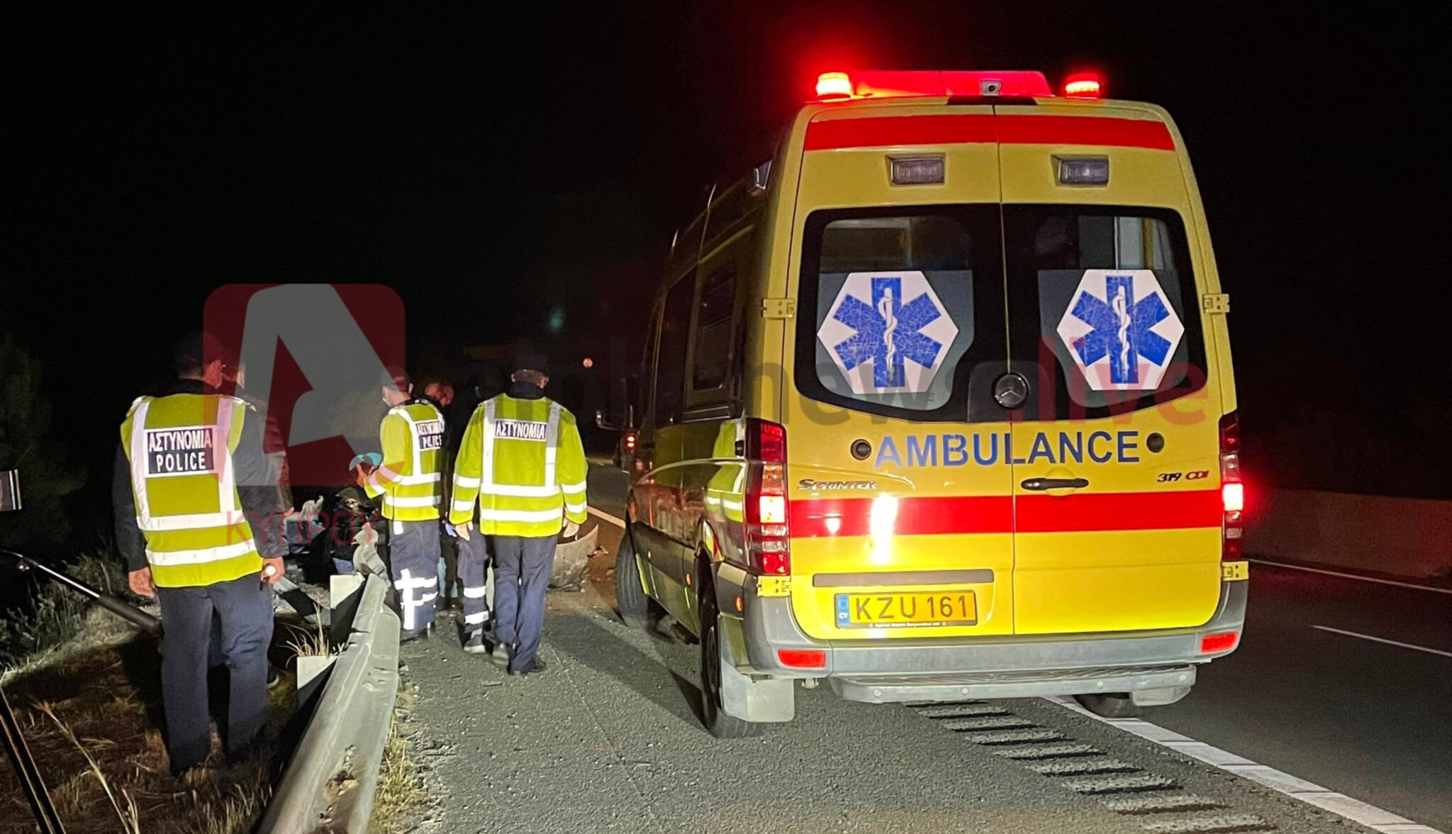 ΦΩΤΟ: Σοβαρό τροχαίο στον αυτοκινητόδρομο Λεμεσού – Πάφου