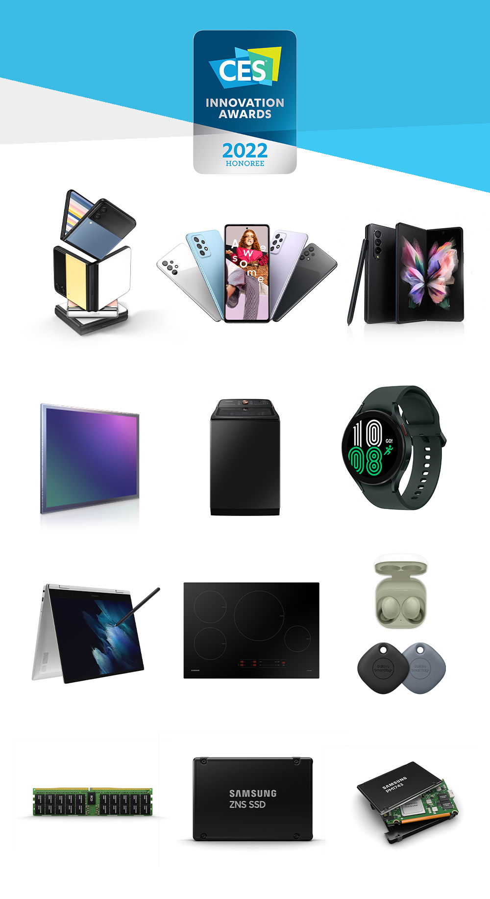 Η Samsung απέσπασε 43 Innovation Awards στη CES 2022
