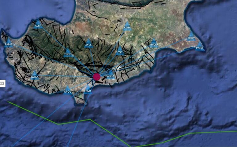 Στην Παρεκκλησιά το επίκεντρο του σεισμού, σε εξέλιξη η μετασεισμική ακολουθία
