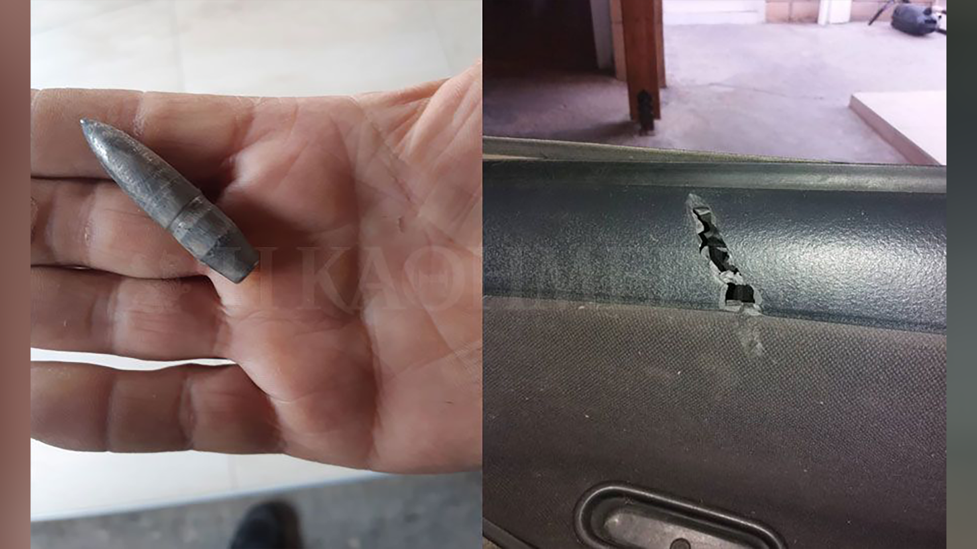 Ερευνώντας λειτουργός από την ΕΦ για τη σφαίρα που έπληξε όχημα 62χρονου στη Σιά