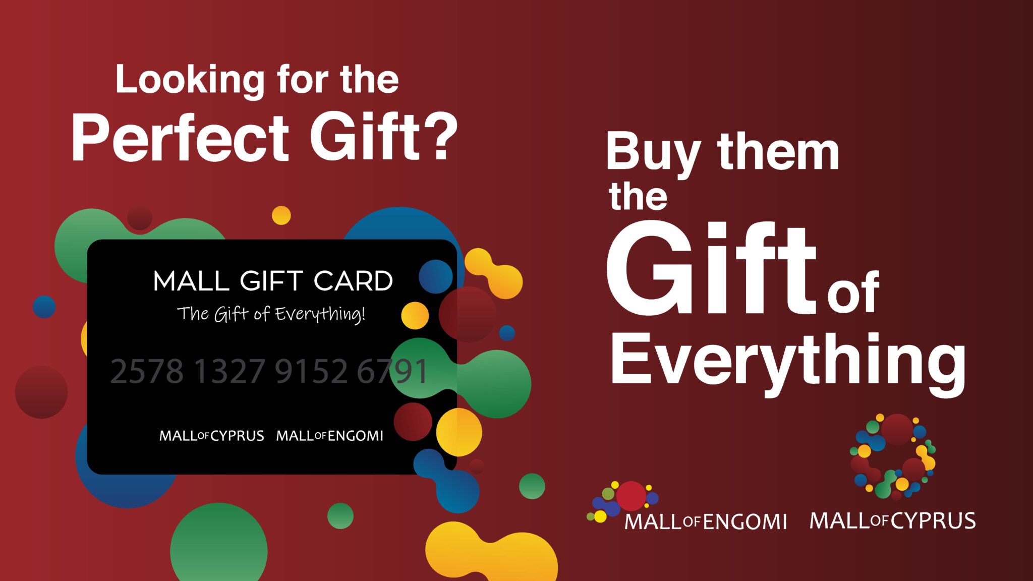 Νέα Gift Card από το Mall of Cyprus και το Mall of Engomi