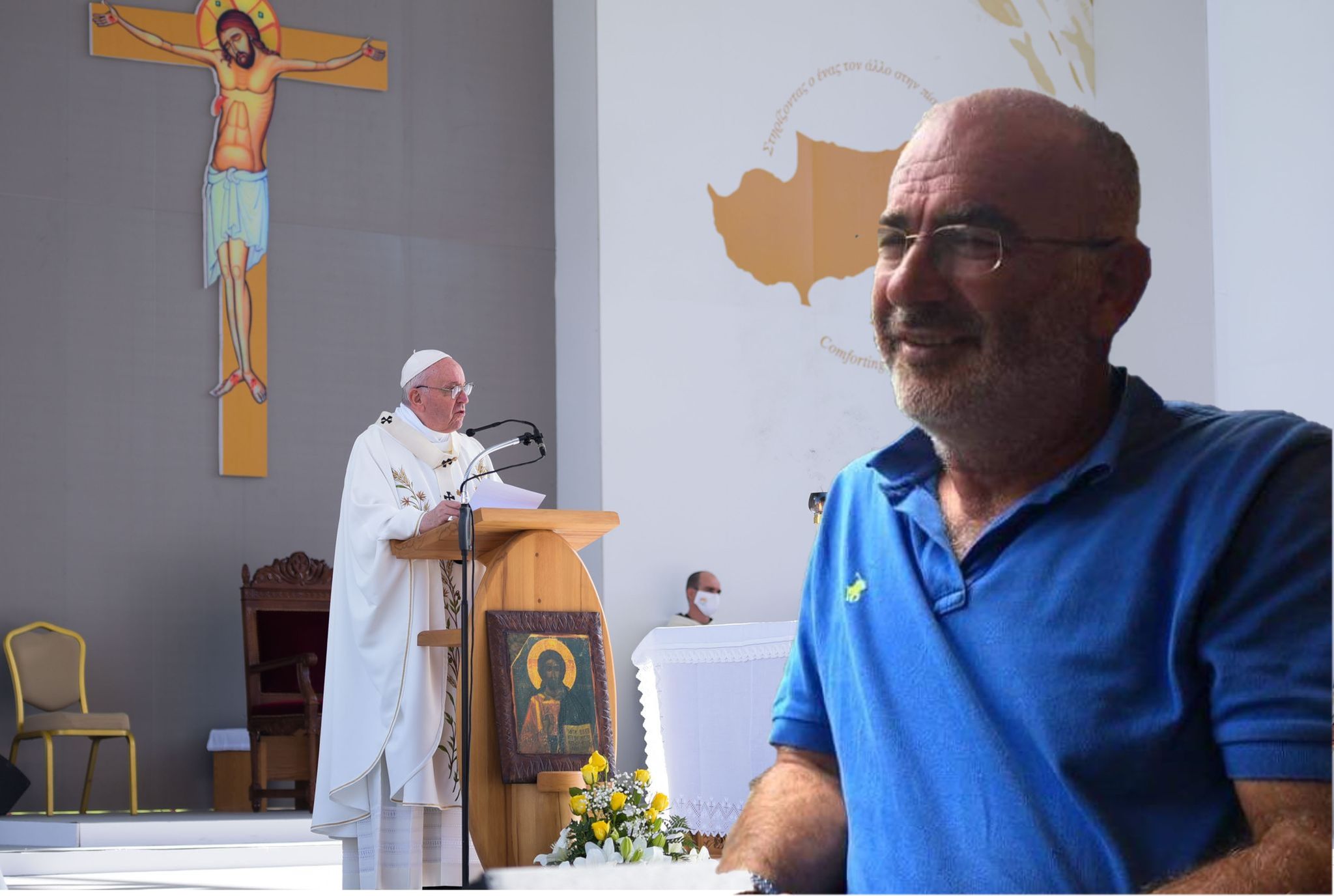 "Ο Πάπας κυκλοφορεί μ' ενα μικρό όχημα, ας κάνουμε σύγκριση με τους δικούς μας"