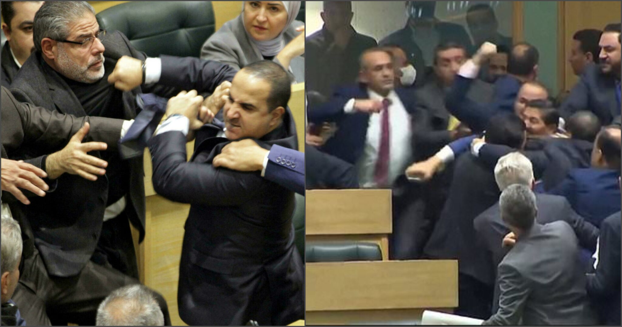 BINTEO: Άγριο ξύλο μεταξύ βουλευτών σε συνεδρίαση της Βουλής