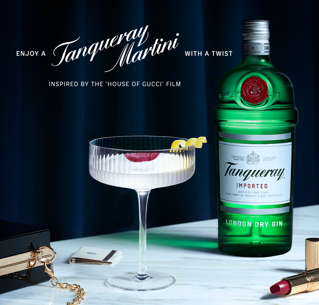 Το Tanqueray Martini with a Twist πρωταγωνιστεί στην νέα ταινία House of Gucci