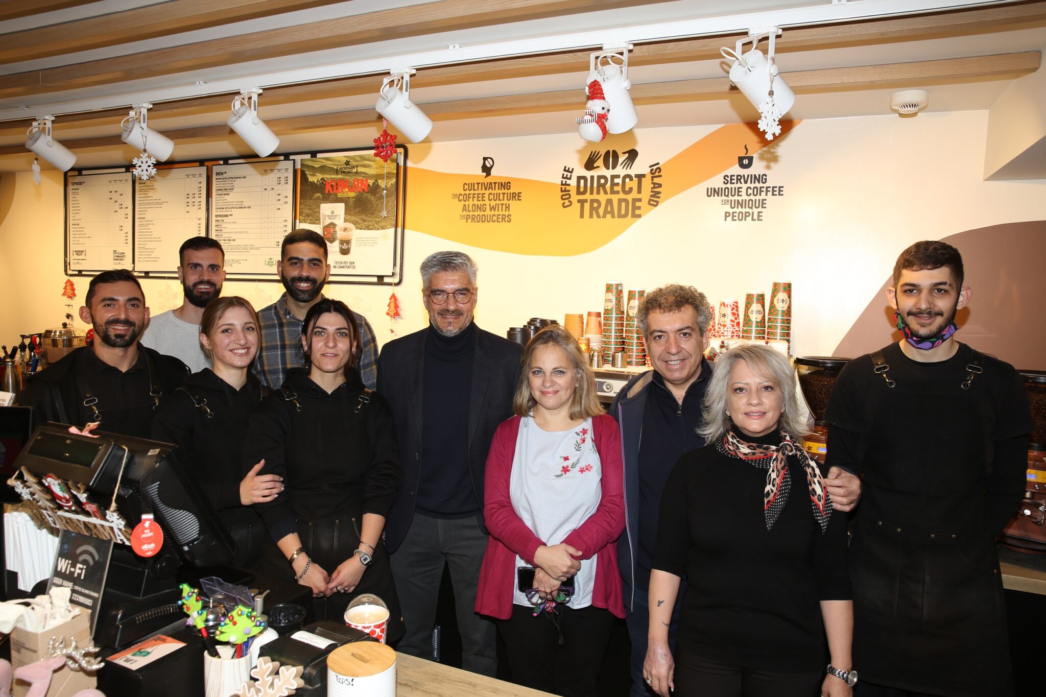 Χαλαρό γιορτινό πρωϊνό στο Coffee Island Σταυρού  για εκπροσώπους των ΜΜΕ
