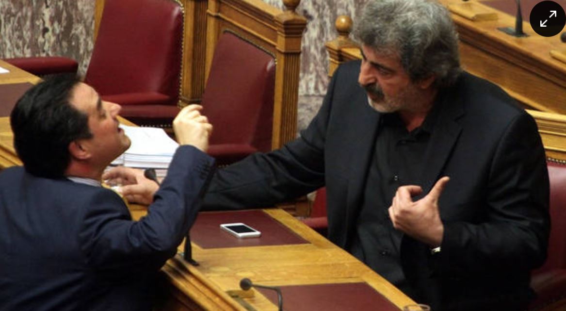 Θερμό επεισόδιο Αδωνη Γεωργιάδη-Παύλου Πολάκη στο καφενείο της Βουλής