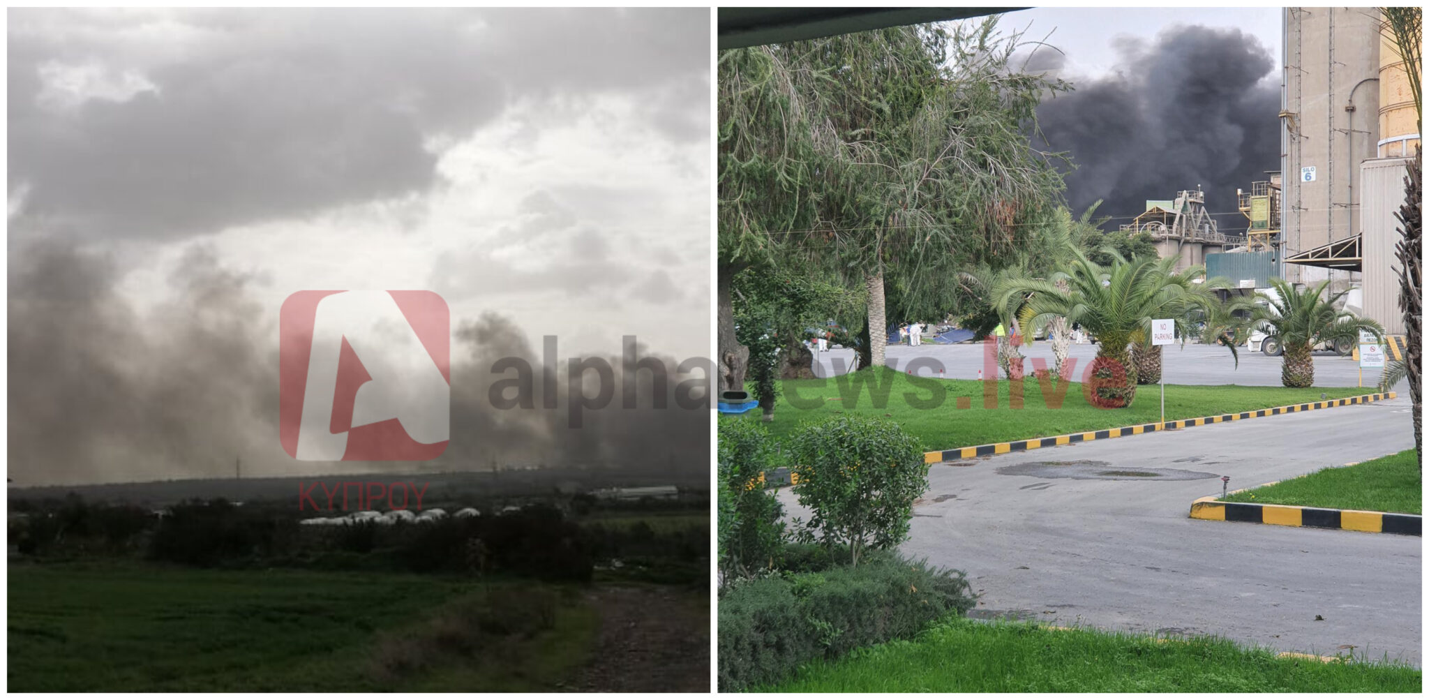 Στις φλόγες αποθήκη με καύσιμα στο Βασιλικό, "κινδυνεύουν υποστατικά" (ΒΙΝΤΕΟ)