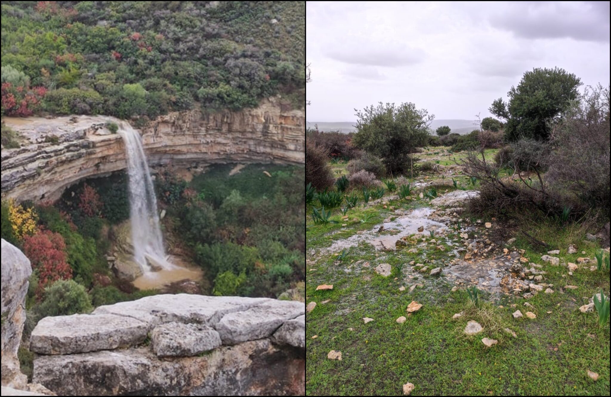 ΒΙΝΤΕΟ: Από ύψος 25 μέτρων πέφτουν τα νερά στον κρεμαστό καταρράκτη Πραστειού