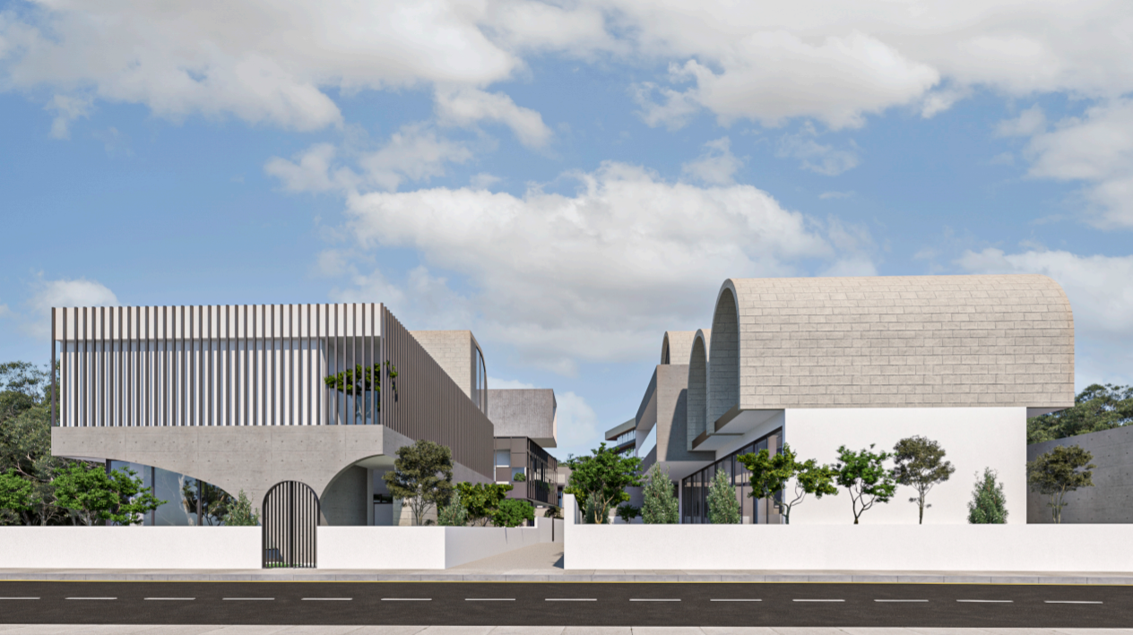 Νέα ανάπτυξη με πολυκατοικίες και οικίες με πισίνες στην καρδιά της Λευκωσίας