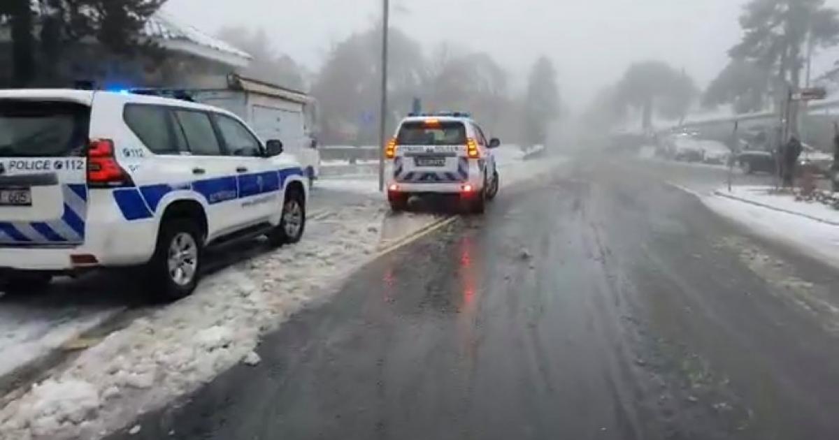 Κυκλοφοριακό "χάος" στα ορεινά: Επιστρέφουν από το Τρόοδος οι εκδρομείς