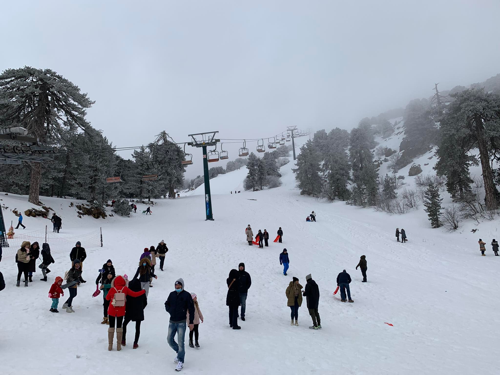 Το αδιαχώρητο στο Τρόοδος, ελεγχόμενη η διακίνηση των οχημάτων