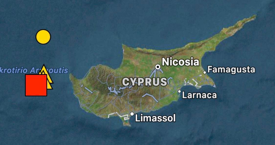 Ισχυρή σεισμική δόνηση ταρακούνησε την Κύπρο (ΦΩΤΟ)