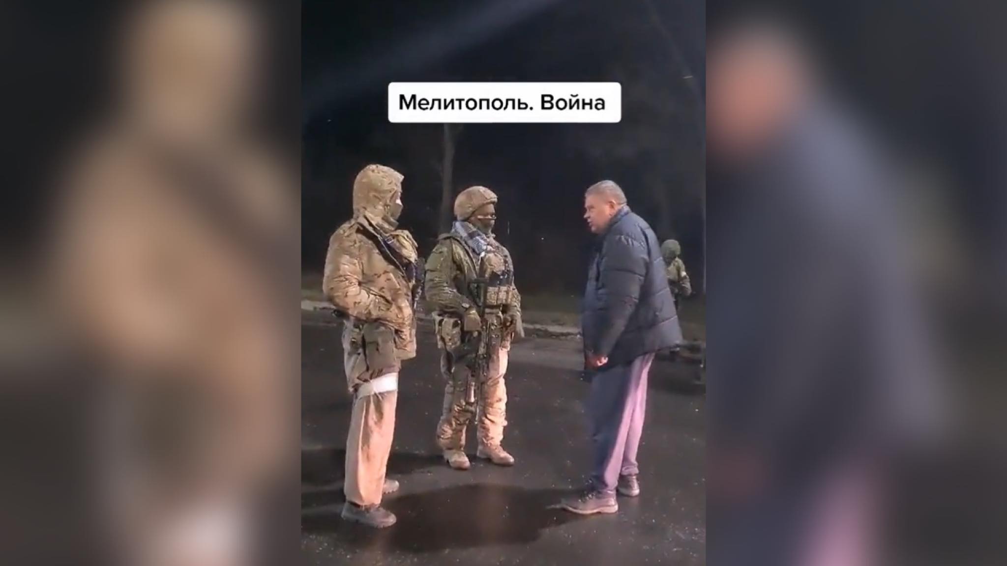 Παππούς τα βάζει με Ρώσους στρατιώτες: «Έχετε τη χώρα σας, έχουμε τη δική μας»