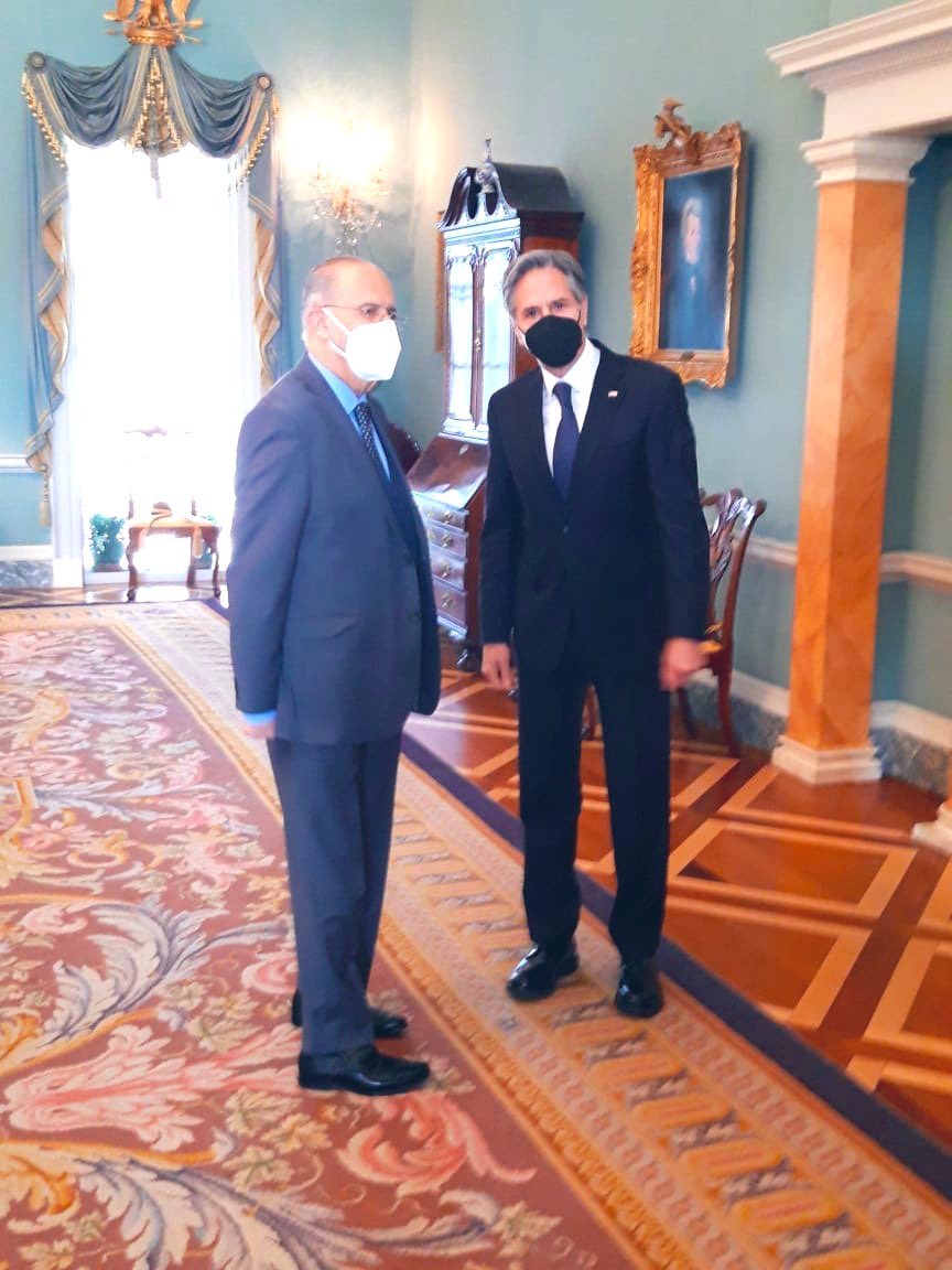 Τα είπαν Κασουλίδης και Μπλίνκεν: Τα θέματα που βρέθηκαν στο επίκεντρο (ΦΩΤΟ)