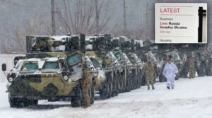 Σάλος με δημοσίευμα ότι «η Ρωσία εισέβαλε στην Ουκρανία» (ΦΩΤΟ)