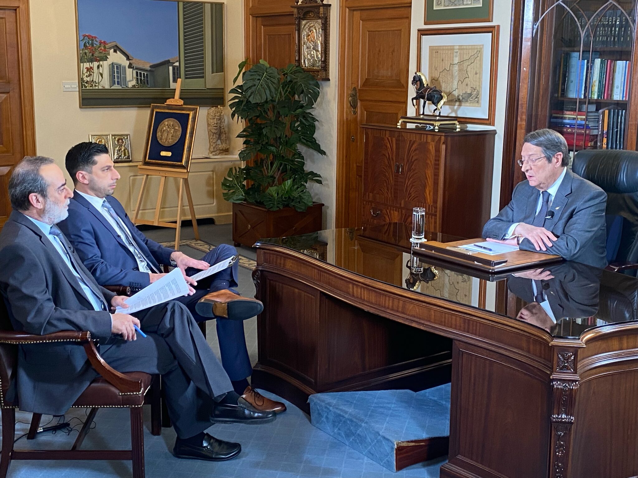 Τι θα δείτε στην αποκλειστική συνέντευξη Αναστασιάδη (ΒΙΝΤΕΟ)