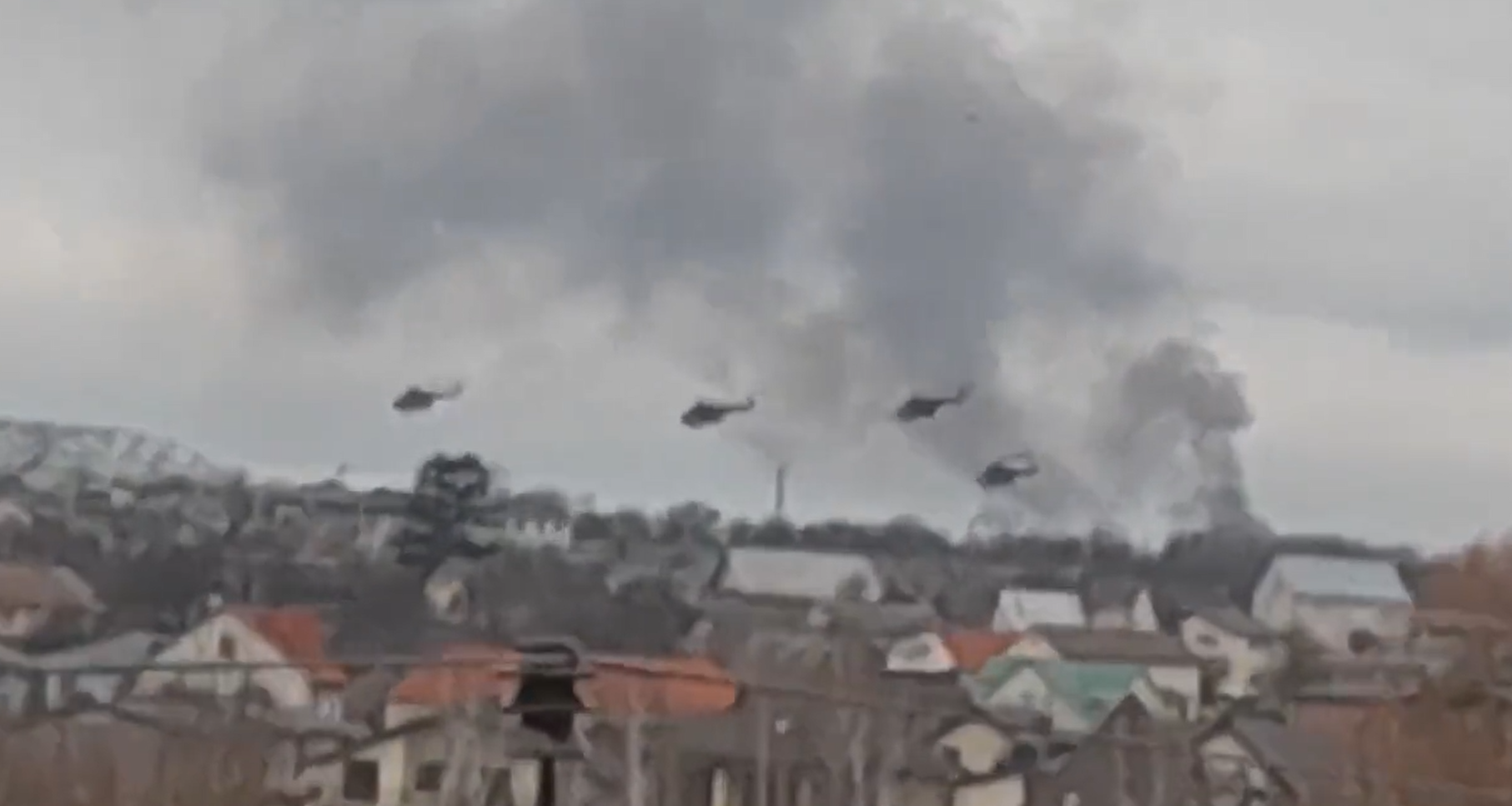 Πολλαπλές εκρήξεις στο Κίεβο: Ρωσικά ελικόπτερα στον ουρανό (ΒΙΝΤΕΟ)