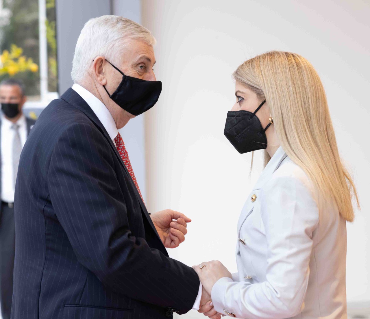 Συζήτησαν την μετά Brexit συνεργασία Αννίτα Δημητρίου και σερ Λίντσεϊ Χόιλ