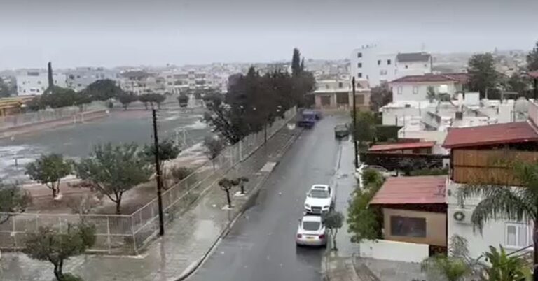 ΒΙΝΤΕΟ: Δεύτερος γύρος χιονόπτωσης στη Λευκωσία