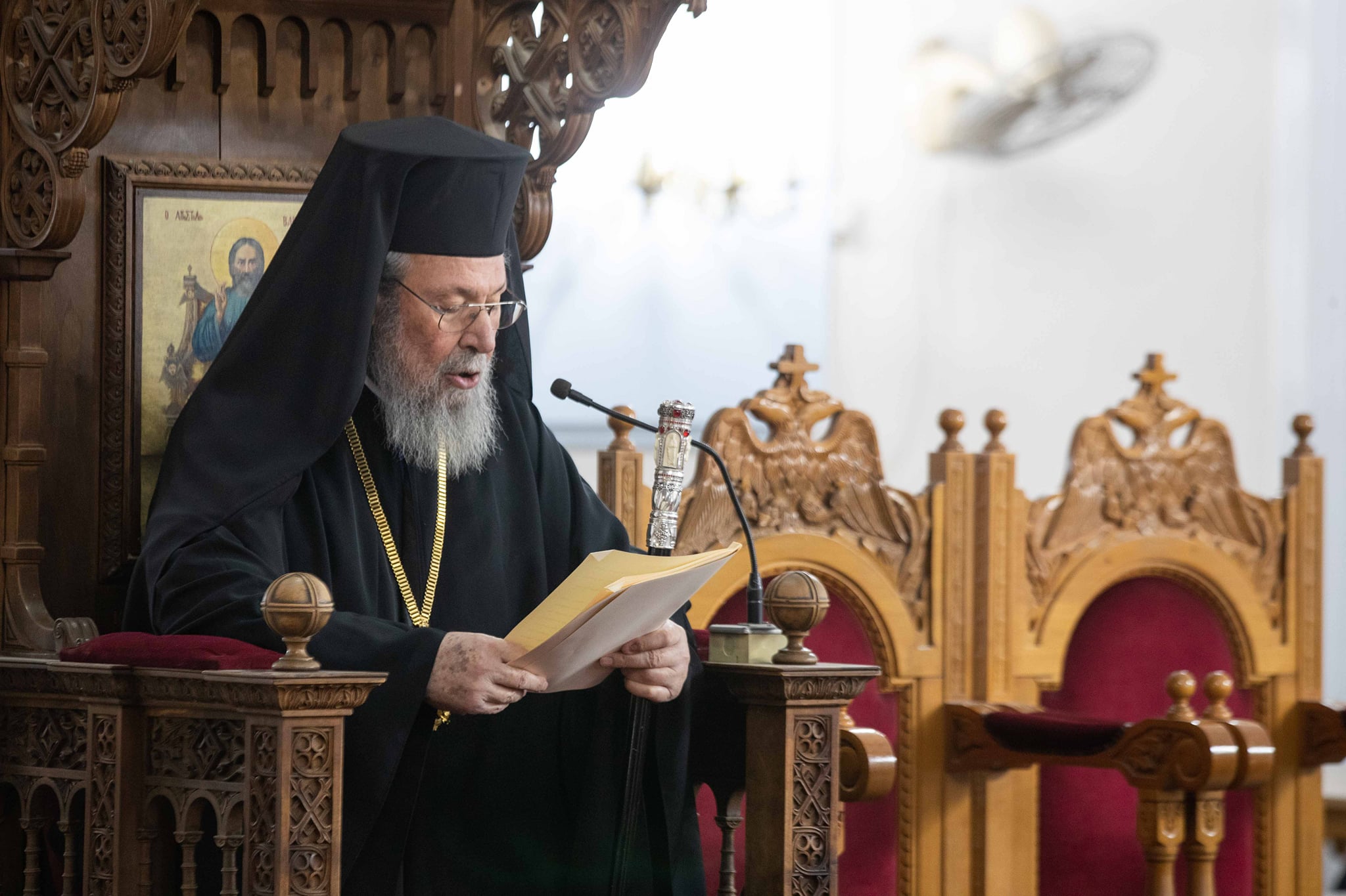 Στο χειρουργείο ο Αρχιεπίσκοπος Χρυσόστομος για επέμβαση στο χέρι