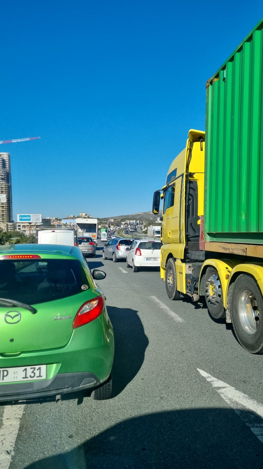 Δυο τροχαία στο highway ο λόγος για την αυξημένη κίνηση στη Λεμεσό