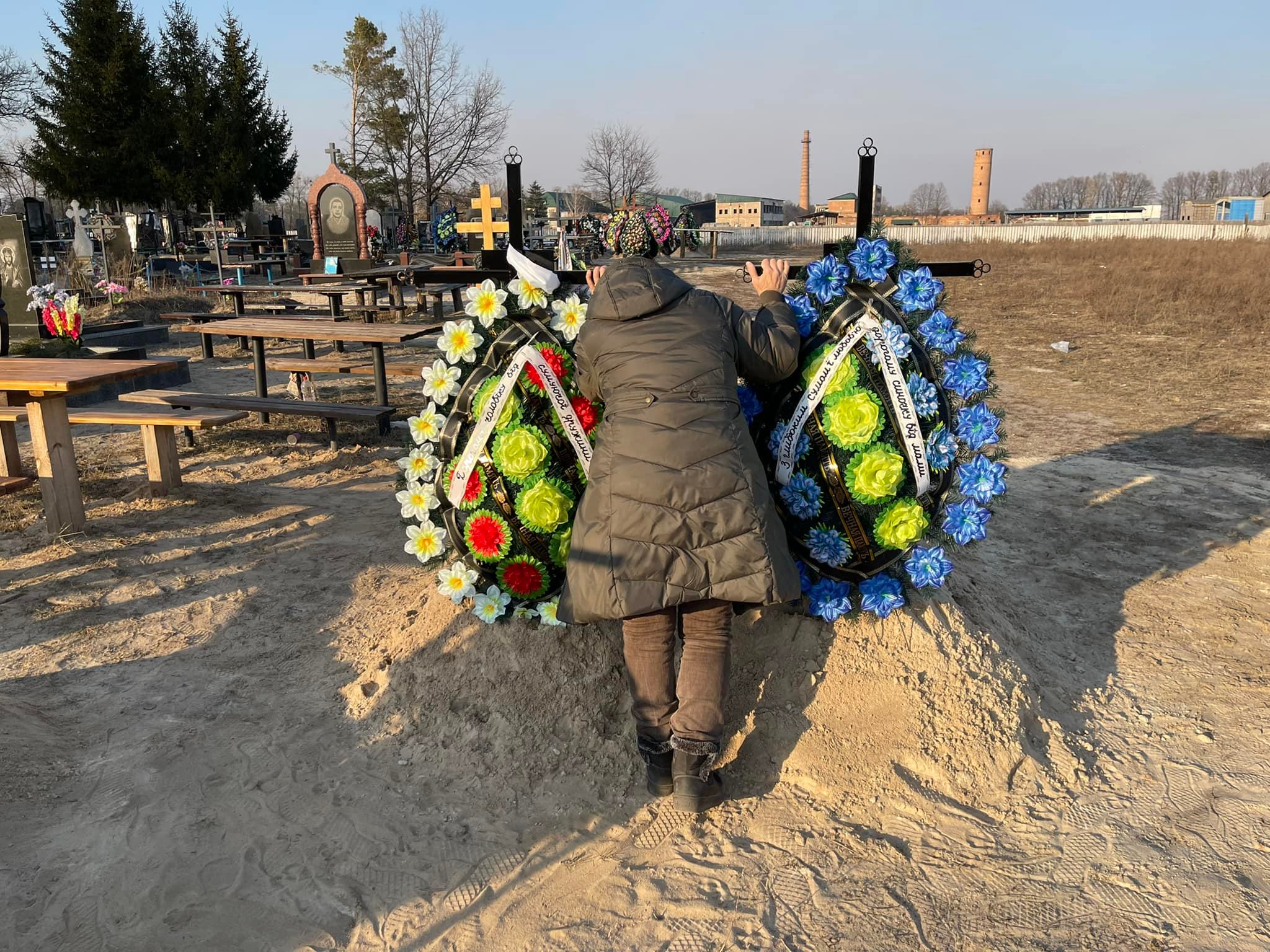 Η Τατιάνα έθαψε τον σύζυγο και τον γιο της