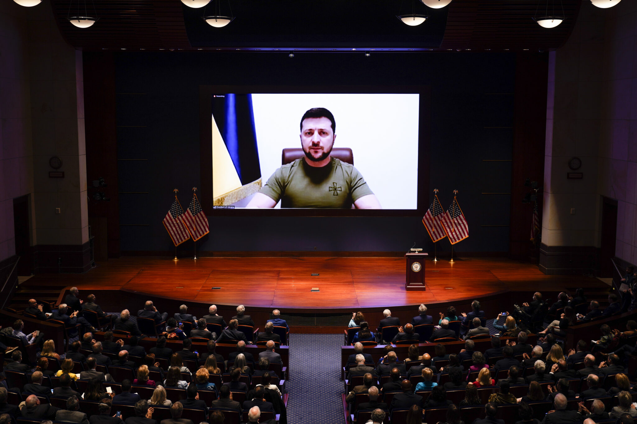 Ζελένσκι στο Κογκρέσο: Θυμηθείτε την 11η Σεπτεμβρίου όταν σκέφτεστε την Ουκρανία