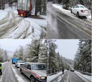 "Τρέχει" η Αστυνομία: Δεκάδες οχήματα ακινητοποιήθηκαν σε χιονισμένους δρόμους