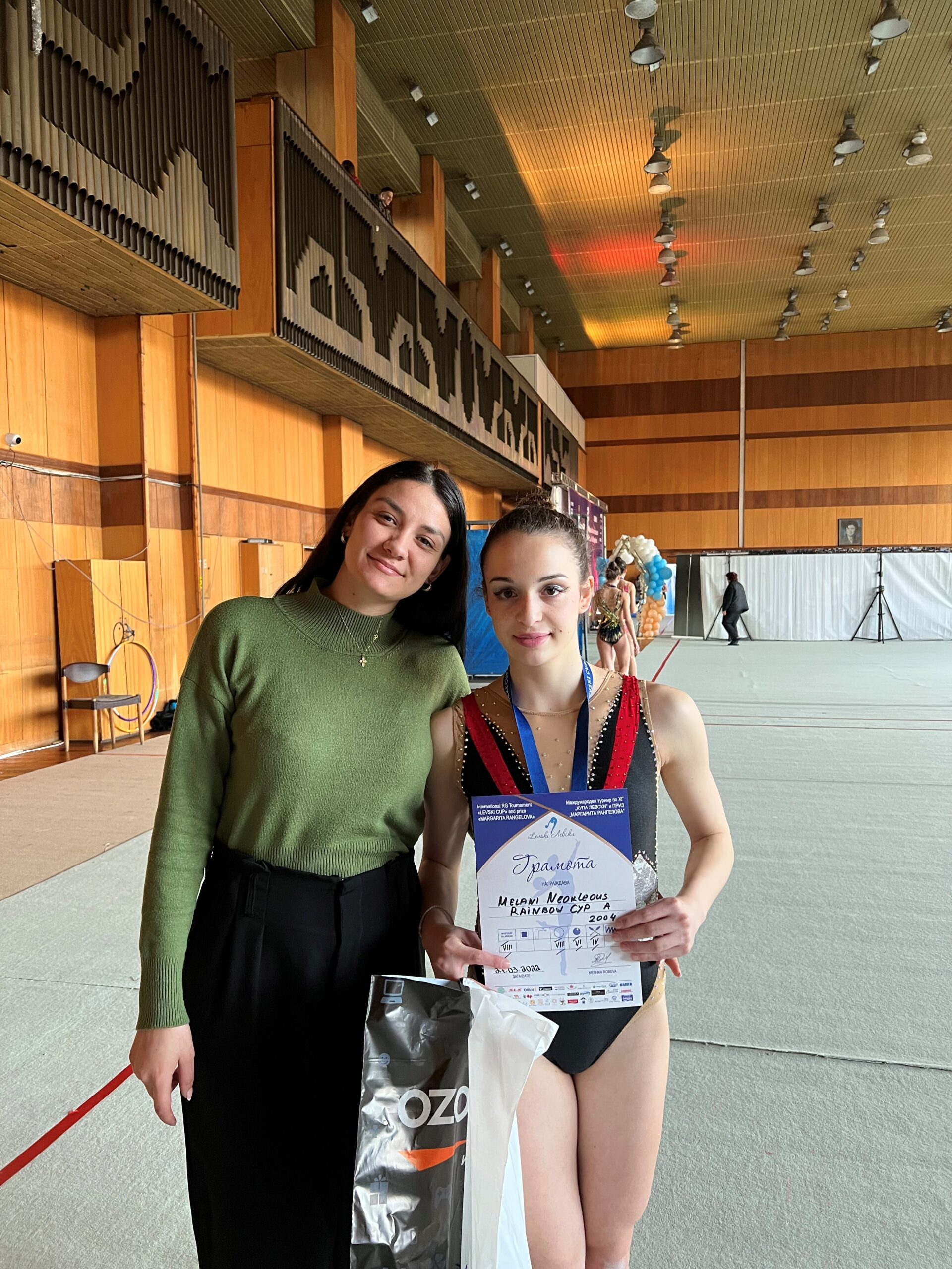 Συμμετοχή με επιτυχία για την Κύπρο στο Διεθνές τουρνουά ρυθμικής γυμναστικής