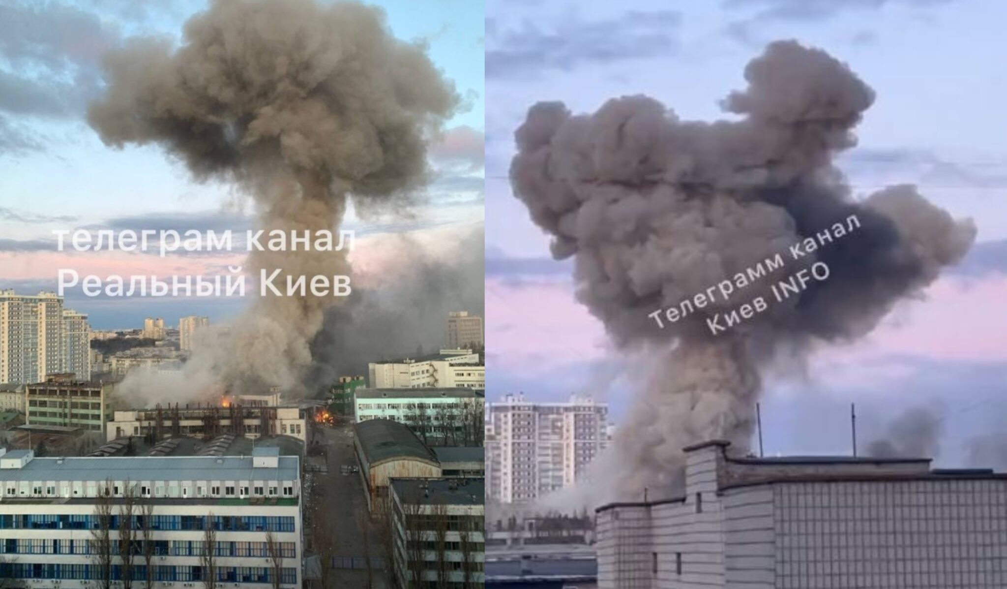 Tρεις οι δυνατές εκρήξεις στο Κίεβο: Στο στόχαστρο κτίρια, δυο οι τραυματίες