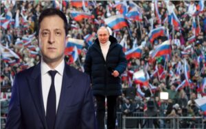 Zελένσκι για φιέστα Πούτιν: "Φανταστείτε 14.000 πτώματα στο στάδιο της Μόσχας"