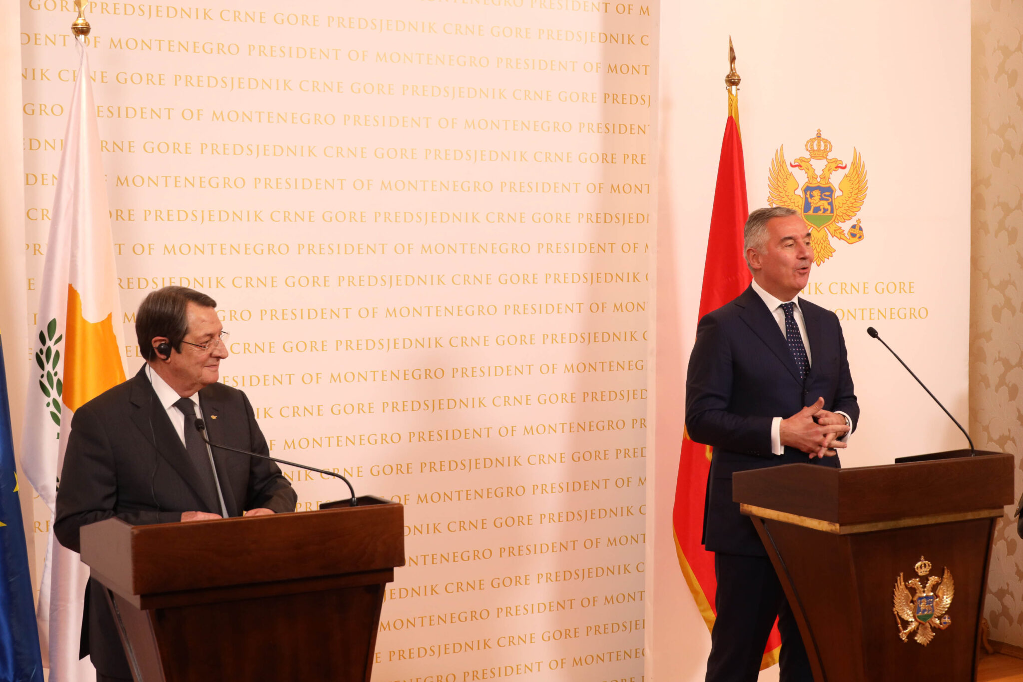 "Ιστορική" χαρακτήρισε την επίσκεψη του στην Κύπρο ο Πρόεδρος του Μαυροβουνίου