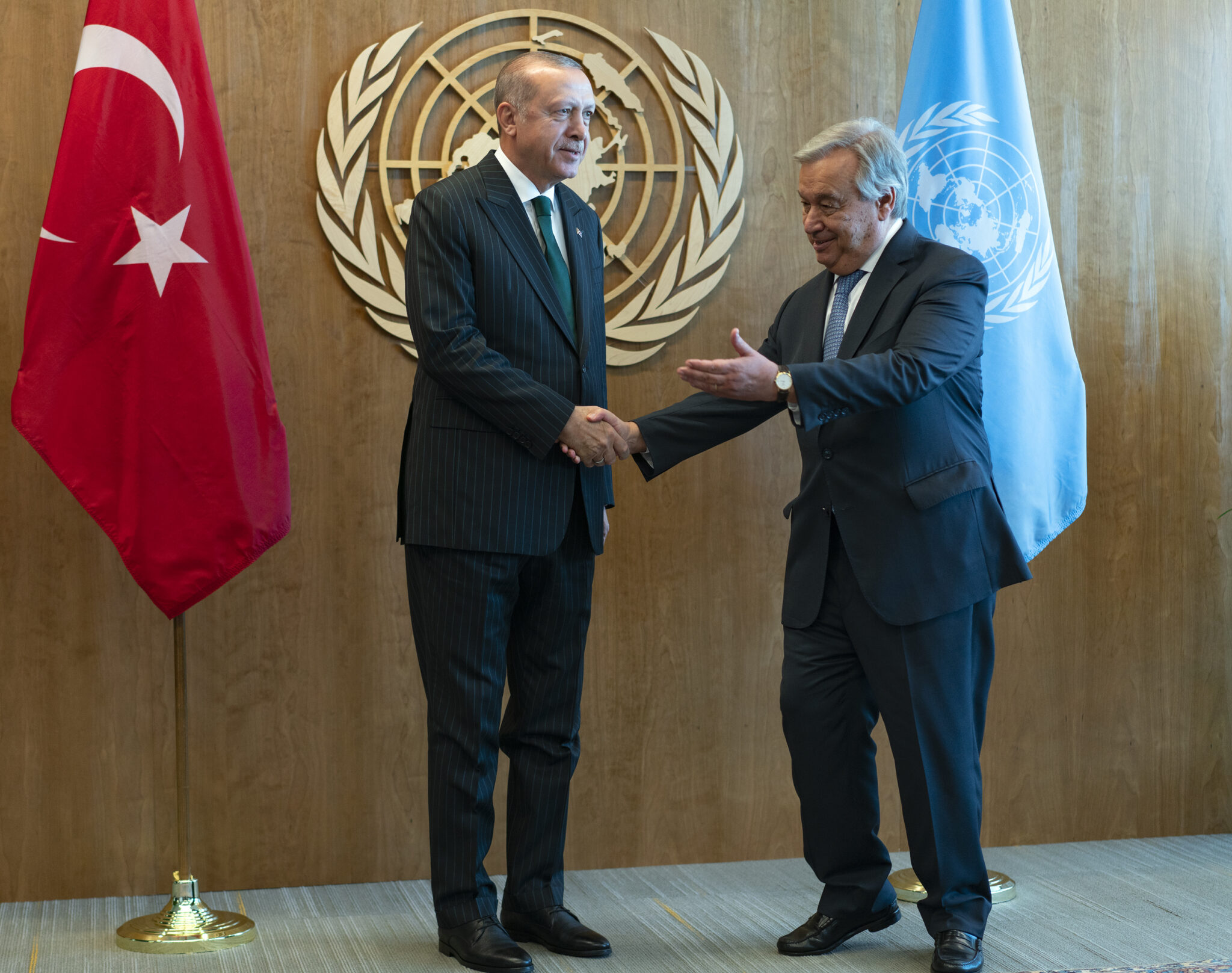 Ο Γκουτέρες ενημέρωσε Ερντογάν ότι οι συνομιλίες του στην Μόσχα ήταν θετικές